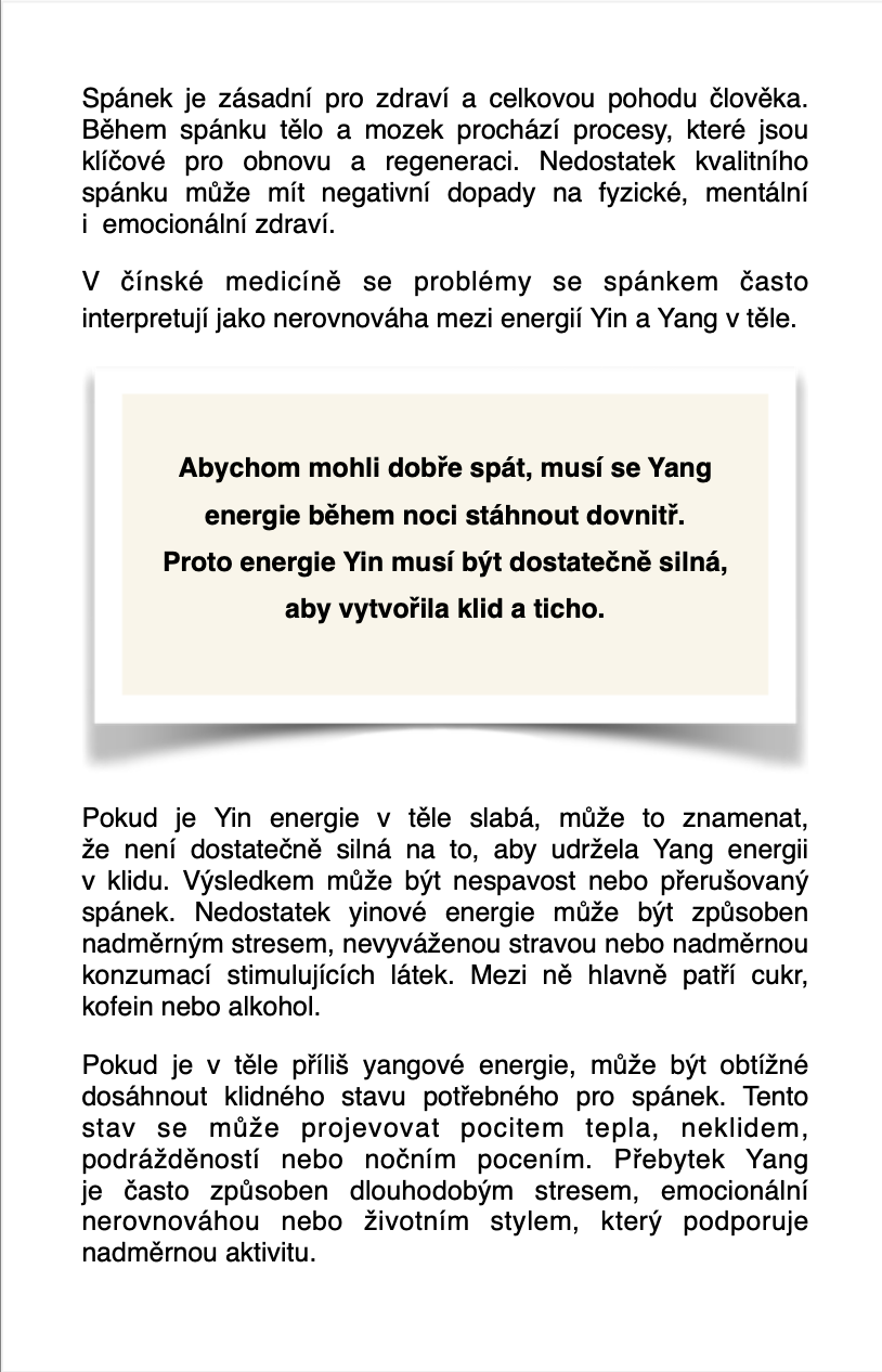 ebook Tajemství zdravého spánku z pohledu čínské medicíny