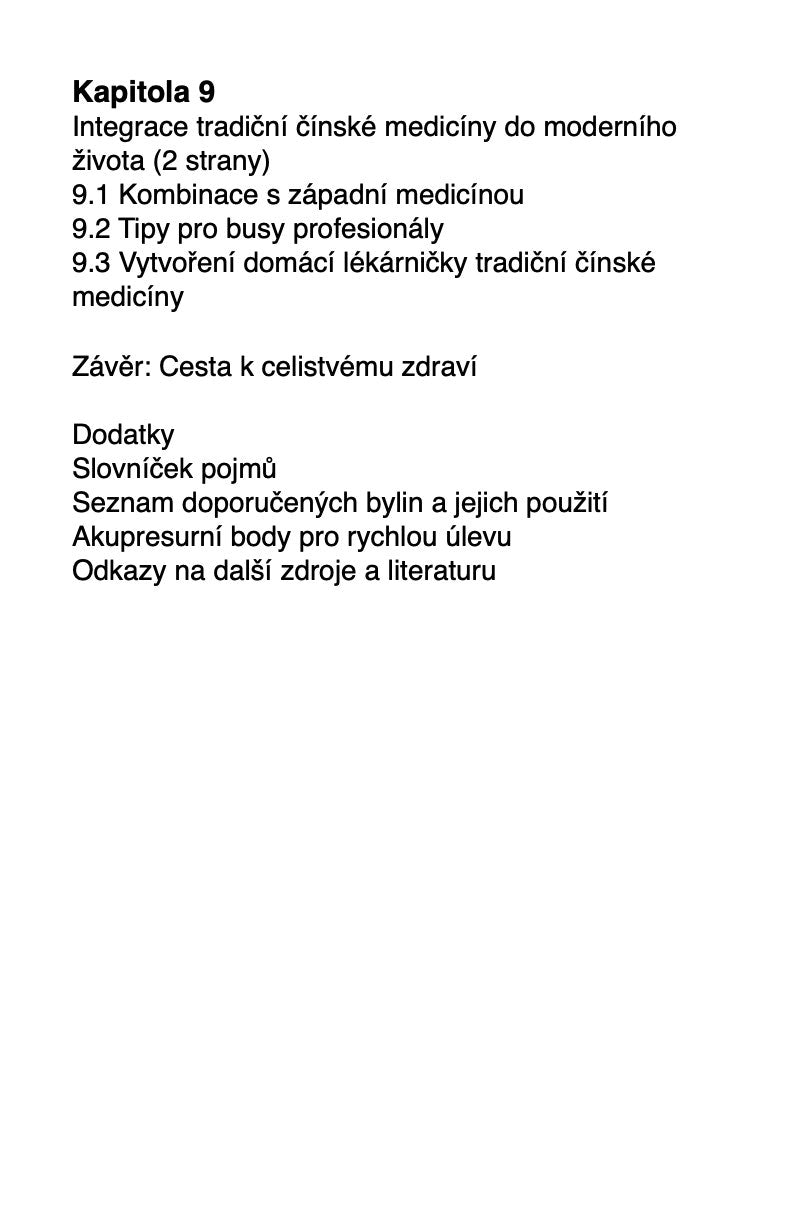 ebook Tradiční čínská medicína pro moderní život - 182 stran